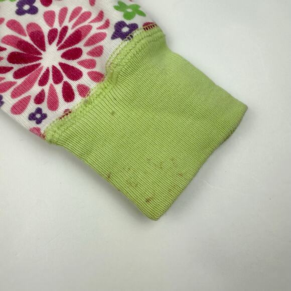 Hanna Andersson Floral Print Organic Sleeper Pajamas. - Picture 4 of 6